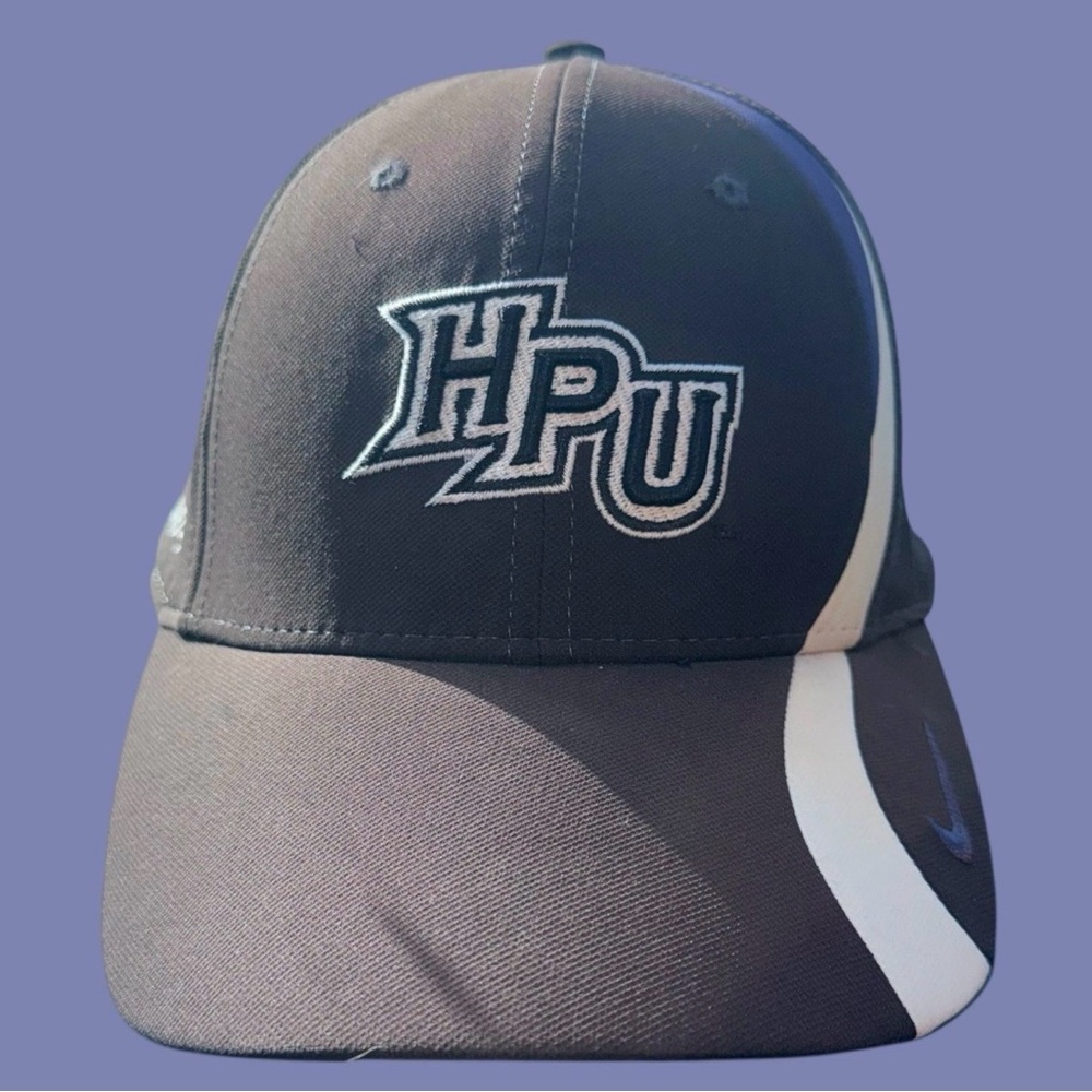 Nike Adjustable Legacy91 Dri-Fit Baseball Cap High Point University Black Purple